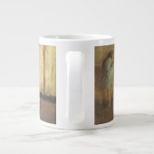 Before the Ballet by Edgar Degas,ヴィンテージファインアート ジャンボコーヒーマグカップ (裏面)