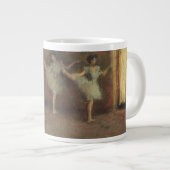 Before the Ballet by Edgar Degas,ヴィンテージファインアート ジャンボコーヒーマグカップ (正面右)