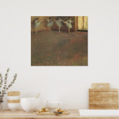 Before the Ballet by Edgar Degas,ヴィンテージファインアート ポスター (キッチン)