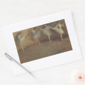 Before the Ballet by Edgar Degas,ヴィンテージファインアート 長方形シール (封筒)
