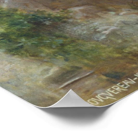 Before The Bath by William Bougerau ポスター (角)