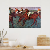 Before The Start Jockeis Training - Degas Painting ポスター (キッチン)