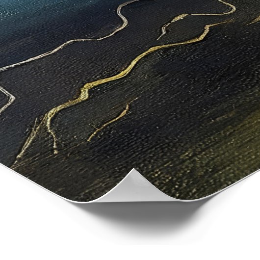 Before The Storm – Abstract Seascape ポスター (角)