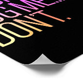 Before You Hug Me Don't Like Hugs Funny Not A Hugg ポスター (角)