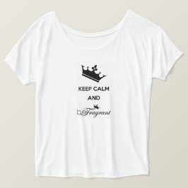beFragrant女性のBella FlowyのシンプルのTシャツ Tシャツ
