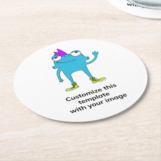 BeFunkyコースターパック ラウンドペーパーコースター (アングル)