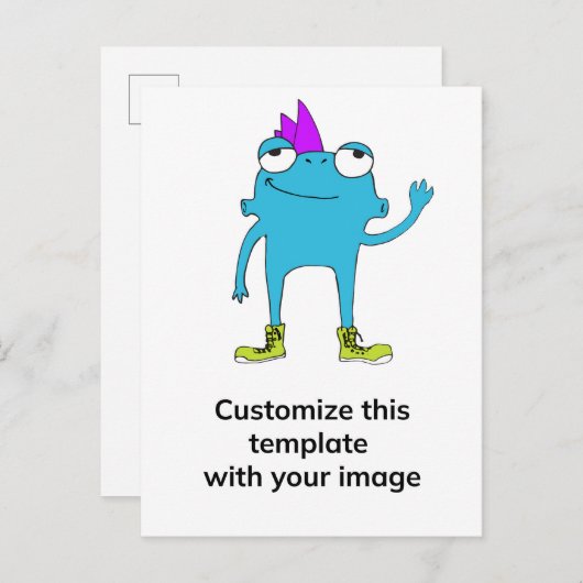 BeFunky垂直はがき ポストカード (正面/裏面)