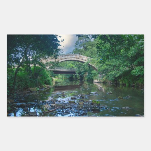 Beggar's Bridge, Glaisdale 長方形シール (正面)