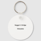 Beggars Bridge, Glaisdale - Watercolour Art キーホルダー (裏面)