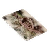 Beggars Bridge, Glaisdale - Watercolour Art マグネット (右側)