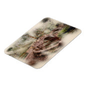 Beggars Bridge, Glaisdale - Watercolour Art マグネット (左側)