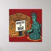 Begging for Peace: Liberty in Front of the Ministr キャンバスプリント (正面)