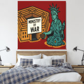 Begging for Peace: Liberty in Front of the Ministr キャンバスプリント (インサイチュ (寝室))