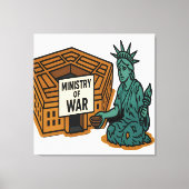 Begging for Peace: Liberty in Front of the Ministr キャンバスプリント (正面)
