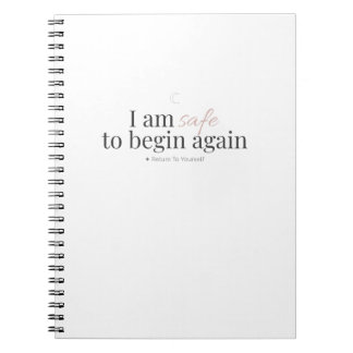 Begin Again Affirmation ノートブック