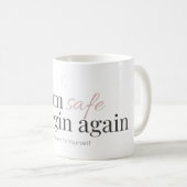 Begin Again Affirmation Mug コーヒーマグカップ (正面右)