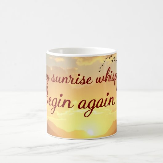 Begin Again Mug コーヒーマグカップ (中央)
