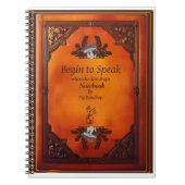 Begin to Speak Notebook ノートブック (正面)
