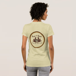 Begin to Speak when the dew drops Ladies tee shirt Tシャツ