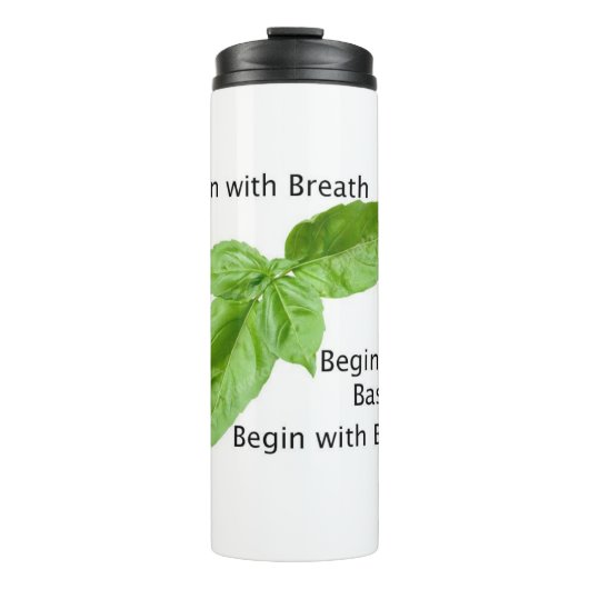 Begin with Basil Tumbler タンブラー (正面)