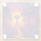 Beginning of The Fall Art ガラスコースター (裏面)