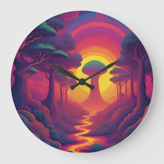 Beginning of The Fall Art ラージ壁時計 (正面)