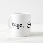 Begone、Satan! コーヒーマグカップ (正面左)