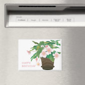 Begonia Birthday Magnet マグネット (インサイチュ (食洗機))