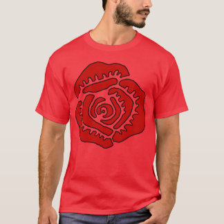 Begonia Flower Red Scarlet Hippie Festival Jam gir Tシャツ
