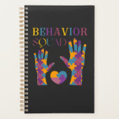 Behavior Squad Applied Behavior Analysisクルー プランナー手帳 (正面)