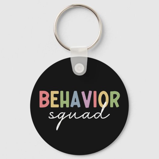Behavior Squad | Behavior Therapist ABA Therapist キーホルダー (正面)