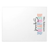 Behavior Therapist Squad Teacher Appreciation  ノートパッド (正面)