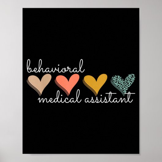 Behavioral Medical Istant Health Behavior Technici ポスター (正面)