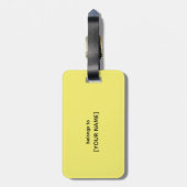 Behavioral Therapist Bag Tag Definition ラゲッジタグ (裏面縦)