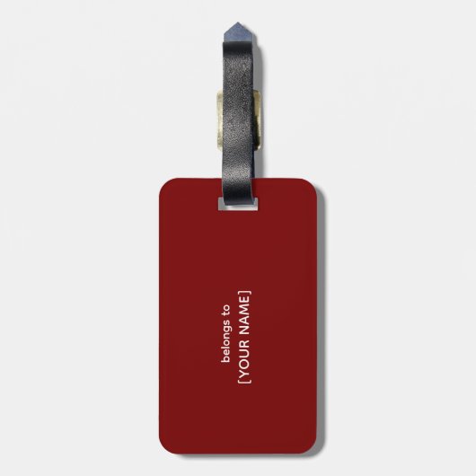 Behavioral Therapist Humor Definition Gift ラゲッジタグ (裏面縦)