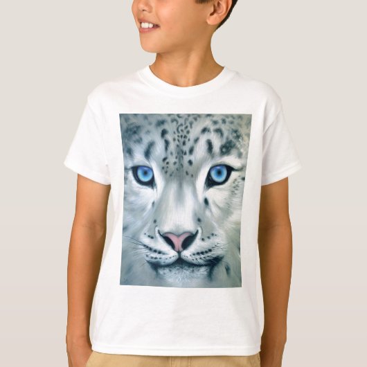 Behind Blue Eyes - Snow Leopard Tシャツ (正面)