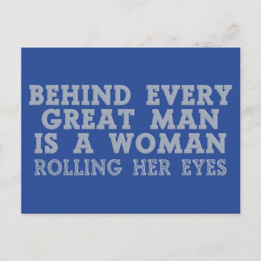 Behind Every Man カスタム Colorはがき ポストカード (正面)