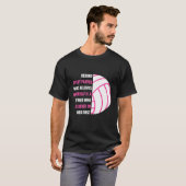 Behind Every Player Is A Father  For Dad Volleybal Tシャツ (正面フル)
