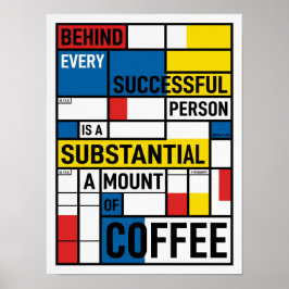 behind every successful person ポスター