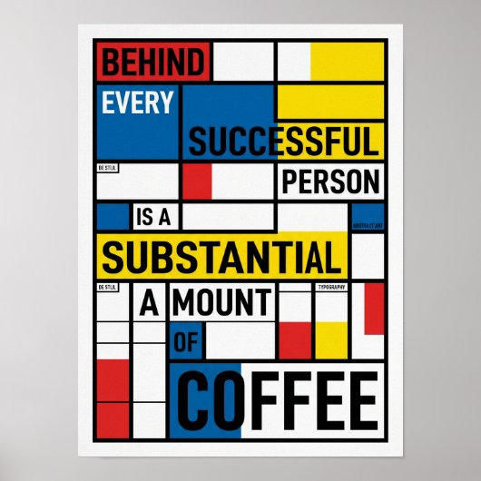 behind every successful person ポスター (正面)