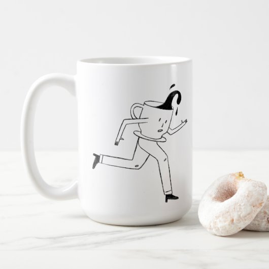 Behind every successful person is a strong cup コーヒーマグカップ (ドーナツ)