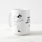 Behind every successful person is a strong cup コーヒーマグカップ (正面左)