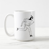 Behind every successful person is a strong cup コーヒーマグカップ (左)