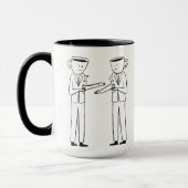 Behind every successful person is a strong cup  マグカップ (左)