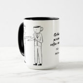 Behind every successful person is a strong cup  マグカップ (正面左)