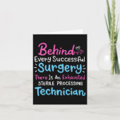 Behind Every Surgery Sterile Processing Technician カード (正面)