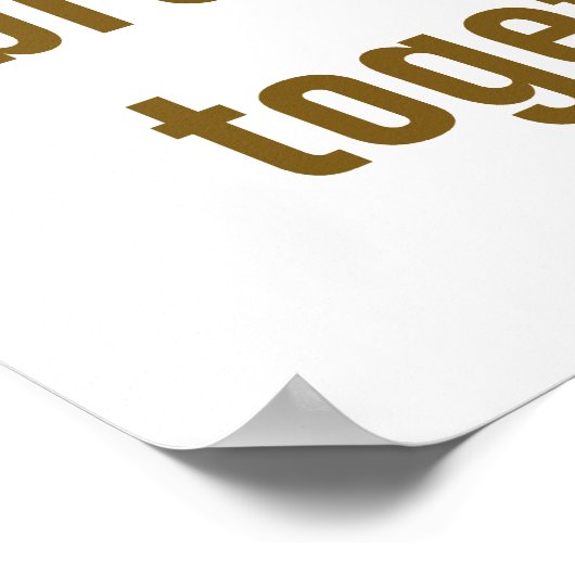 Beholdどのように良いと快適さ – Unity引用文 ポスター (角)