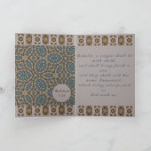 BEHOLDブラックマドンナとチャイルドクリスマスカード カード (内部)