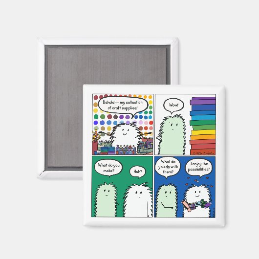 Behold - – クラフト用品の私のコレクション磁石 マグネット (正面/裏面)