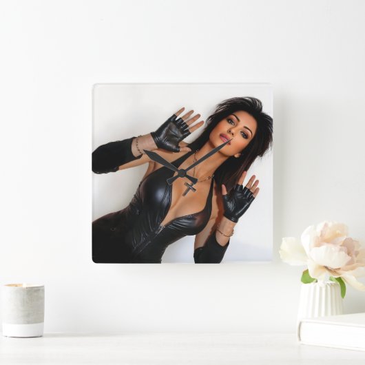 Behold clock スクエア壁時計 (ホーム)